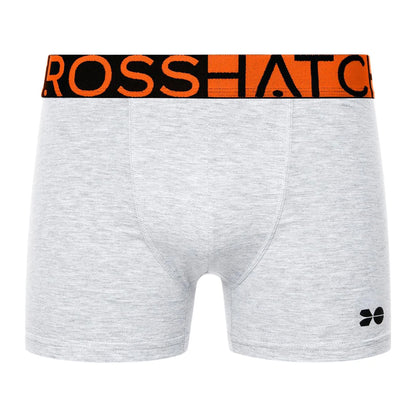 Red-Orange - Pack Shot - Crosshatch Mens Dumas Boxer Shorts (Pack of 3)