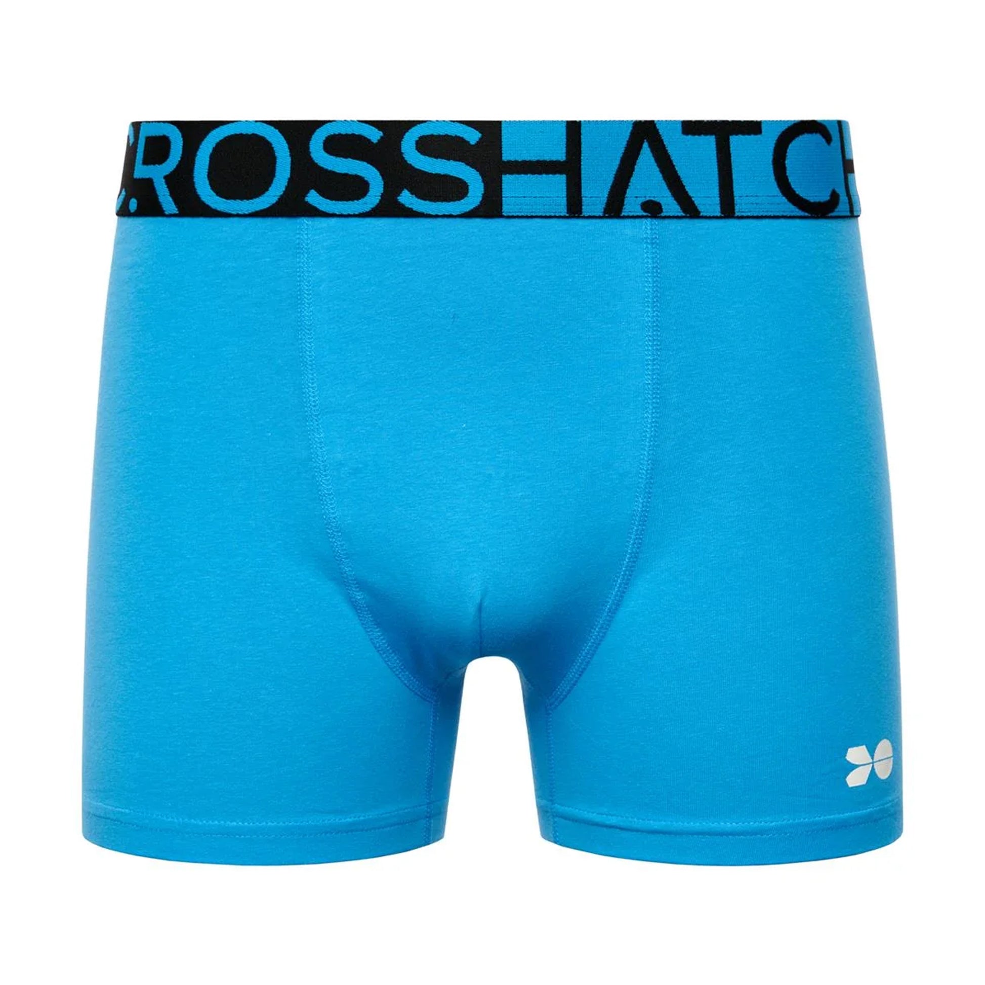 Malibu Blue - Lifestyle - Crosshatch Mens Dumas Boxer Shorts (Pack of 3)