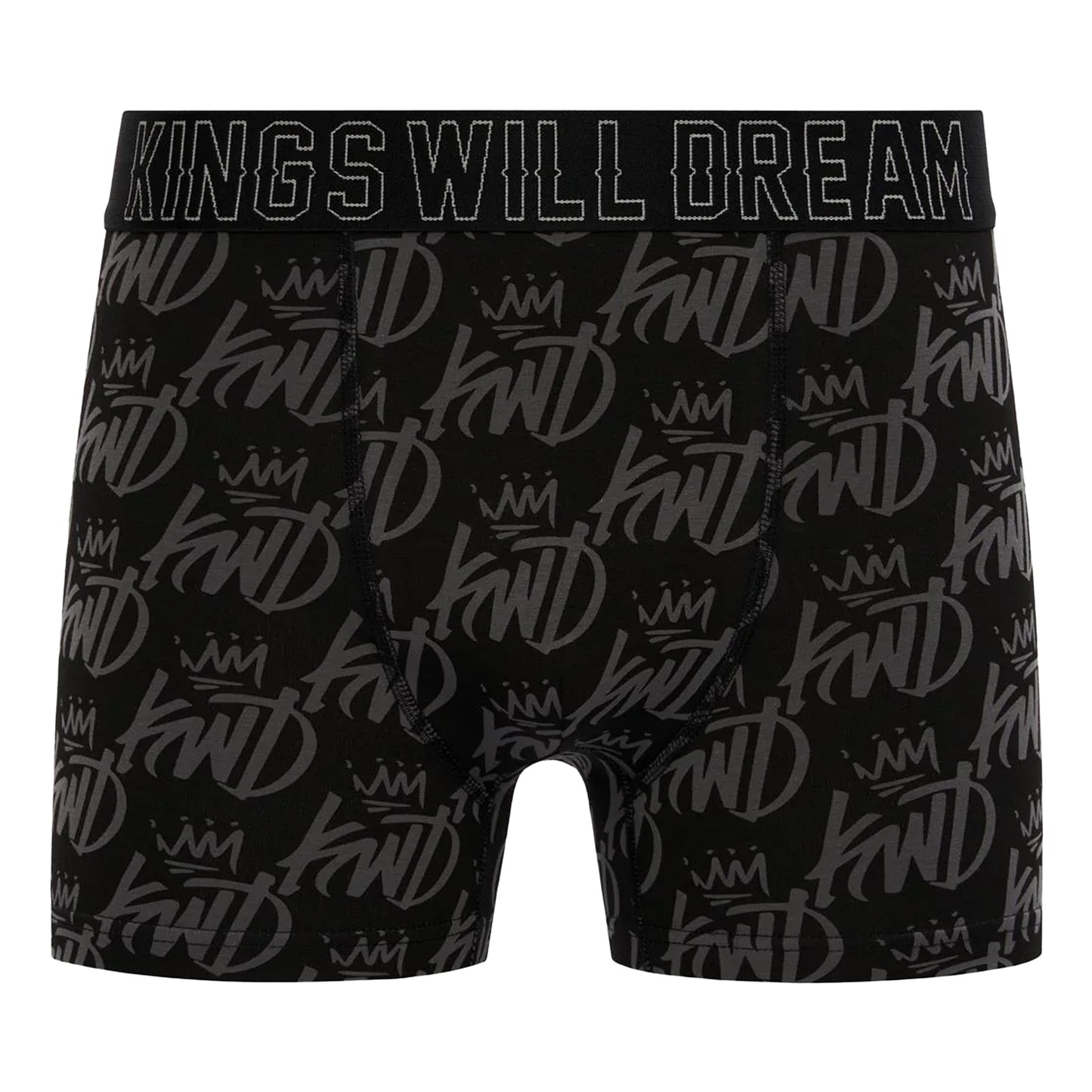 Multicoloured - Side - Kings Will Dream Mens Kingsported Boxer Shorts (Pack of 5)