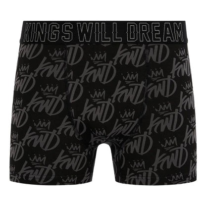 Multicoloured - Side - Kings Will Dream Mens Kingsported Boxer Shorts (Pack of 5)