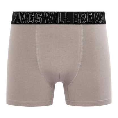 Multicoloured - Pack Shot - Kings Will Dream Mens Kingsported Boxer Shorts (Pack of 5)