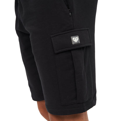 Black - Lifestyle - Born Rich Mens Aurelio Cargo Shorts
