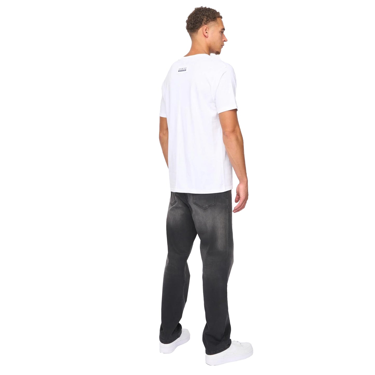 White - Back - Duck and Cover Mens Protonz T-Shirt