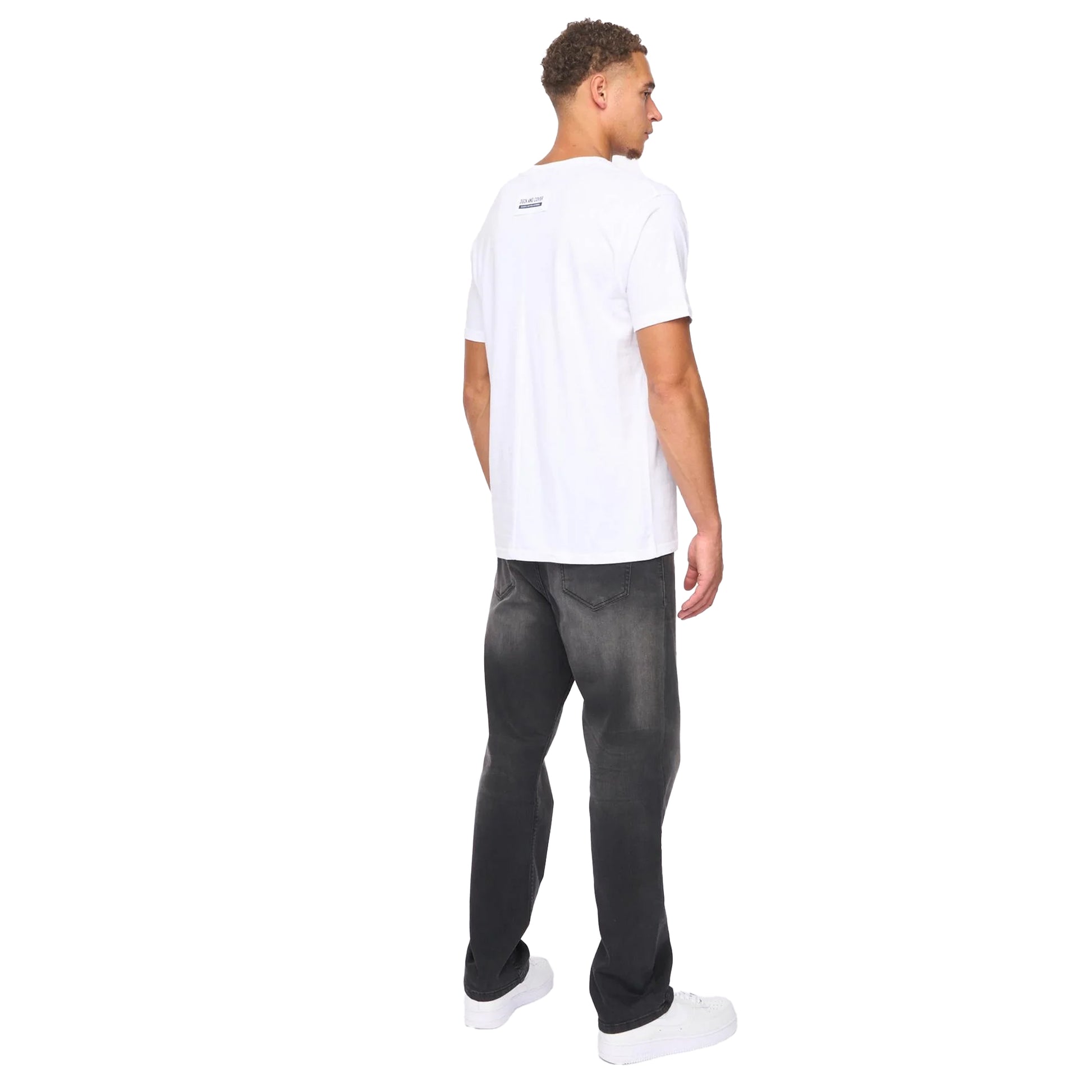 White - Back - Duck and Cover Mens Protonz T-Shirt