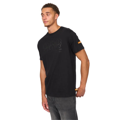 Black - Lifestyle - Duck and Cover Mens Deltamans T-Shirt