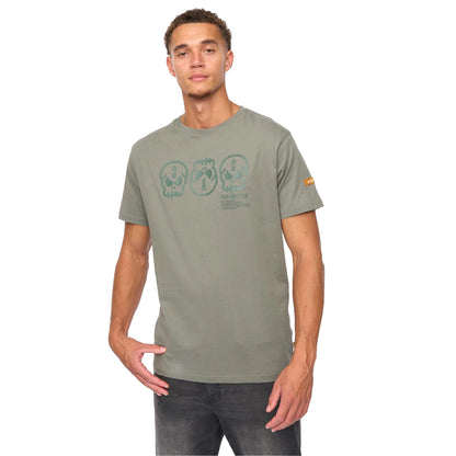 Dark Olive - Lifestyle - Duck and Cover Mens Deltamans T-Shirt