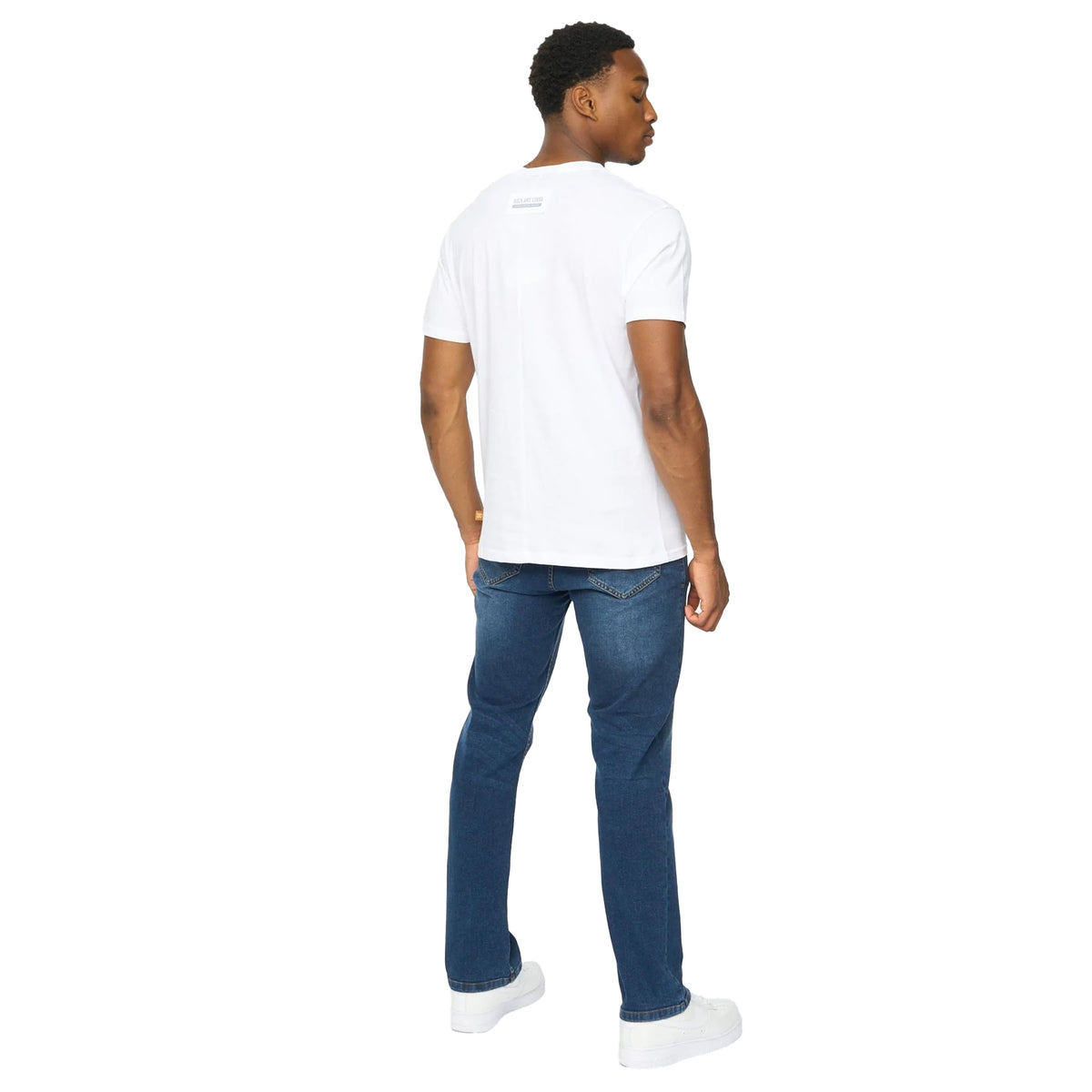 White - Back - Duck and Cover Mens Ashland T-Shirt