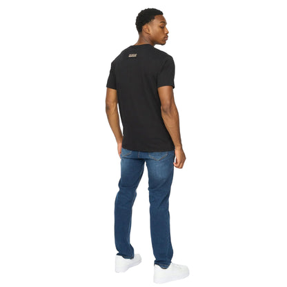 Black - Back - Duck and Cover Mens Ashland T-Shirt