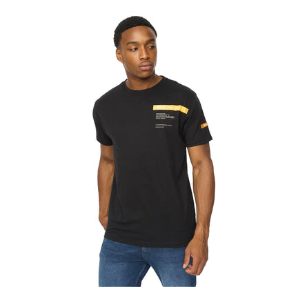 Black - Lifestyle - Duck and Cover Mens Ambridge T-Shirt