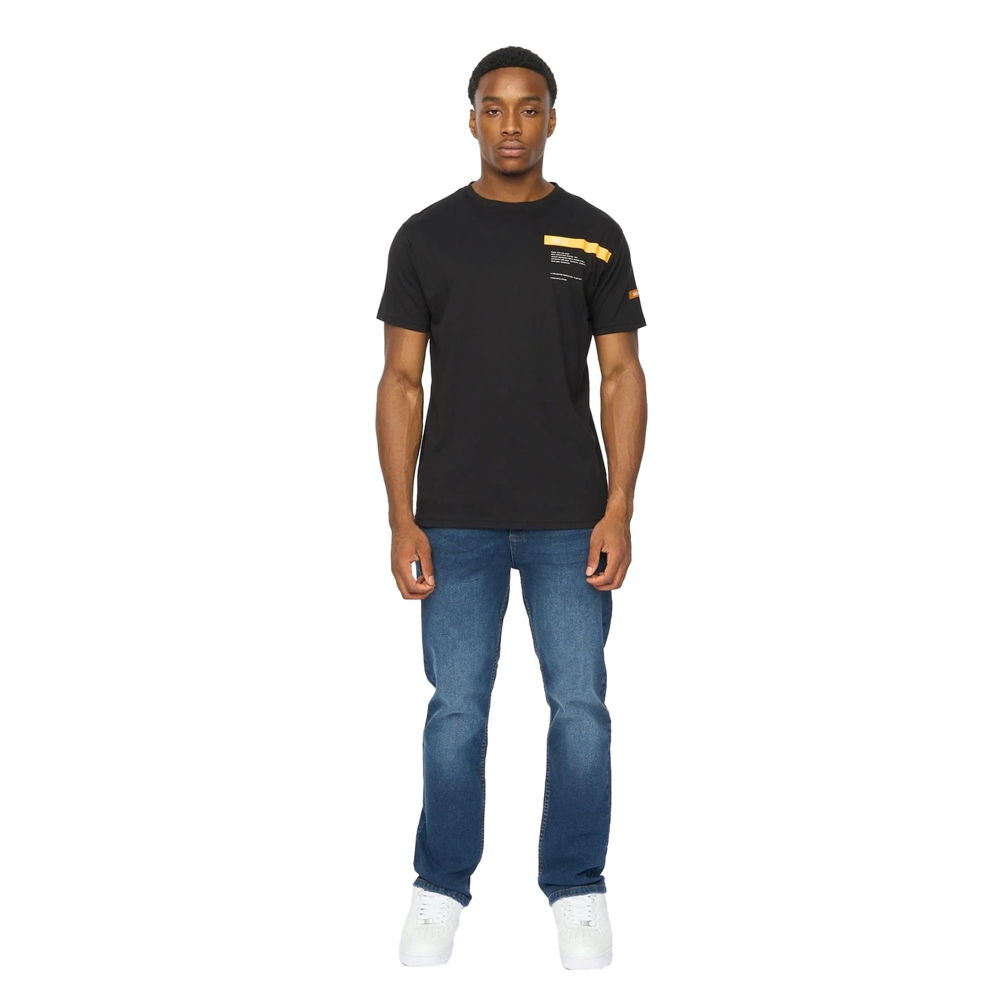 Black - Pack Shot - Duck and Cover Mens Ambridge T-Shirt