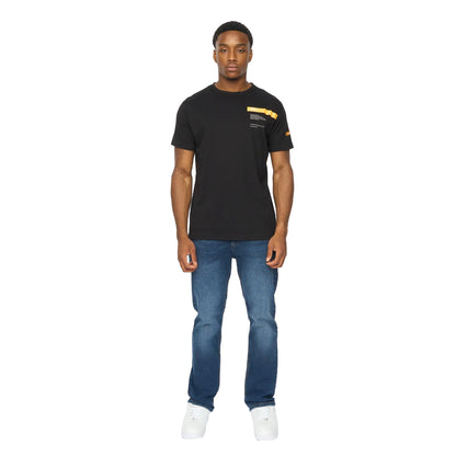 Black - Pack Shot - Duck and Cover Mens Ambridge T-Shirt