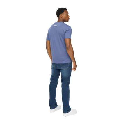 Denim Blue - Back - Duck and Cover Mens Ambridge T-Shirt