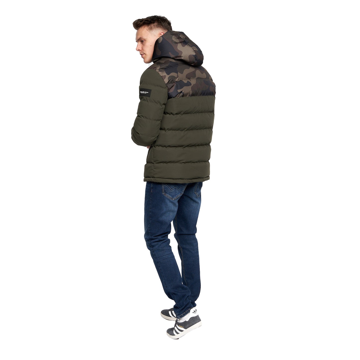 Forest - Back - Duck and Cover Mens Blenfield Padded Jacket
