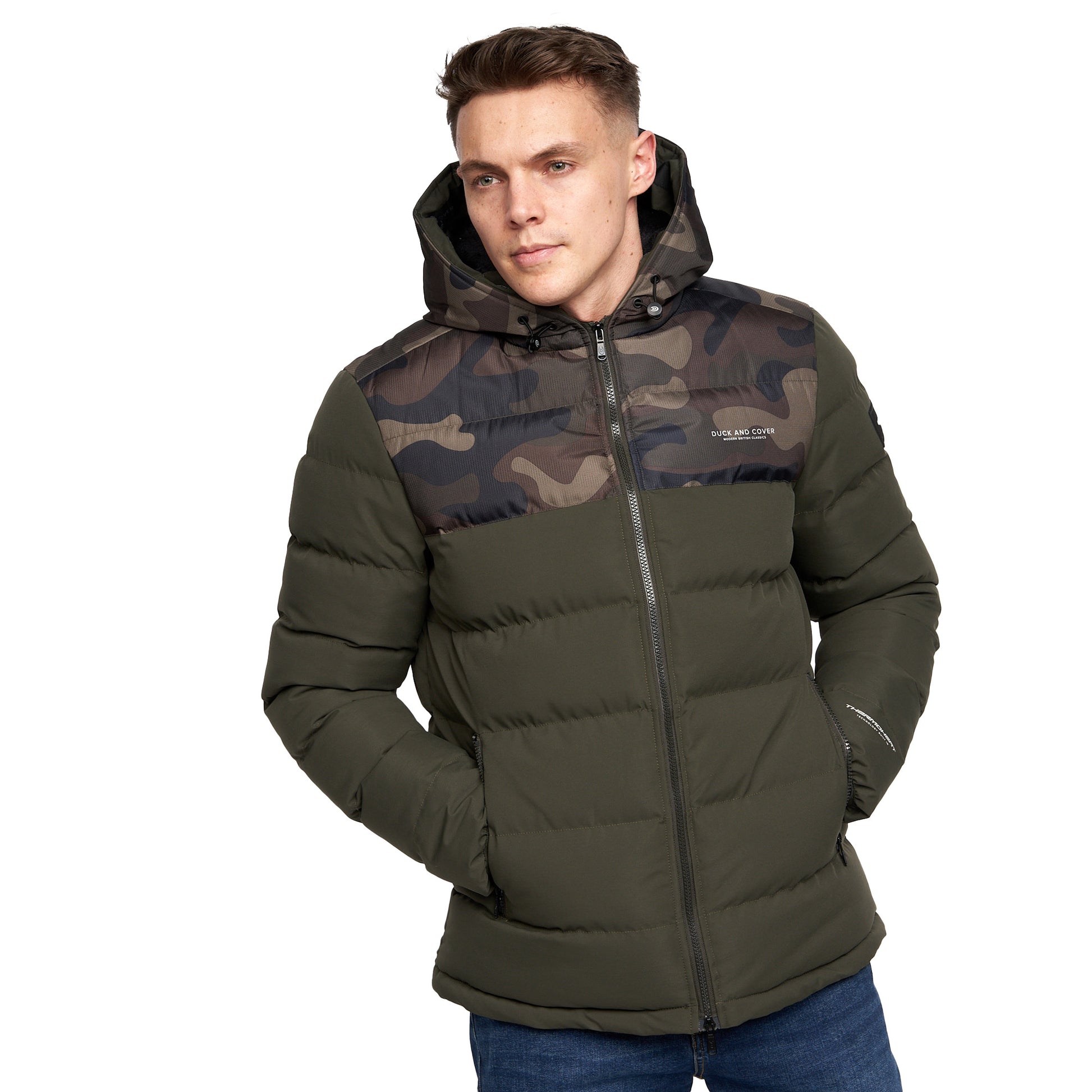 Forest - Side - Duck and Cover Mens Blenfield Padded Jacket
