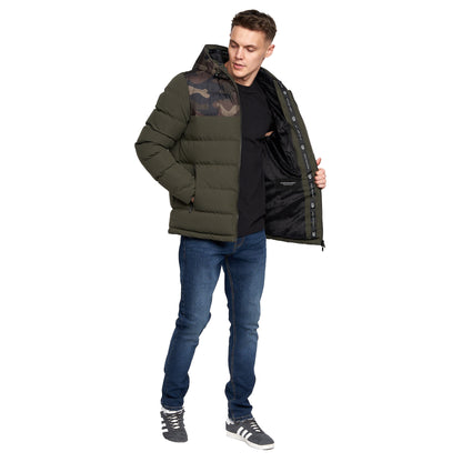 Forest - Pack Shot - Duck and Cover Mens Blenfield Padded Jacket