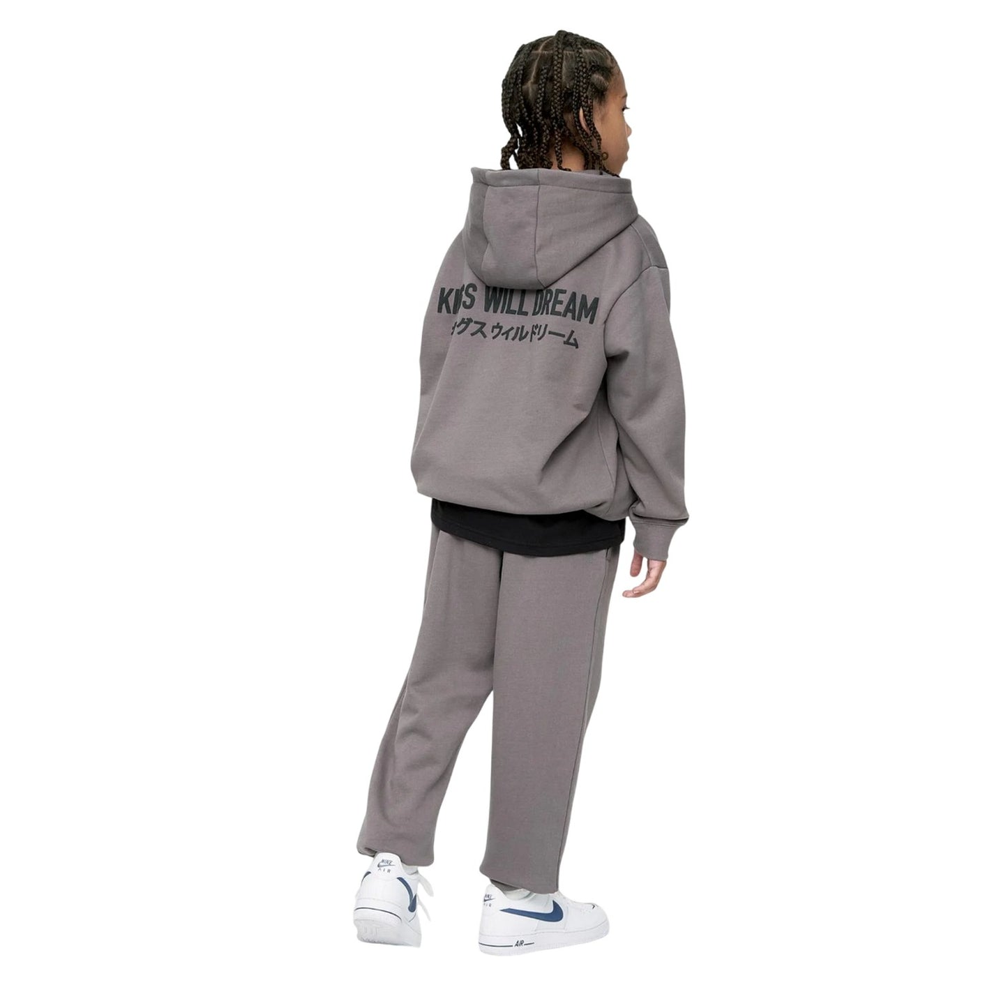 Grey - Back - Kings Will Dream Boys Studio Jogging Bottoms