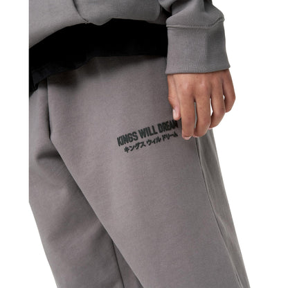 Grey - Side - Kings Will Dream Boys Studio Jogging Bottoms