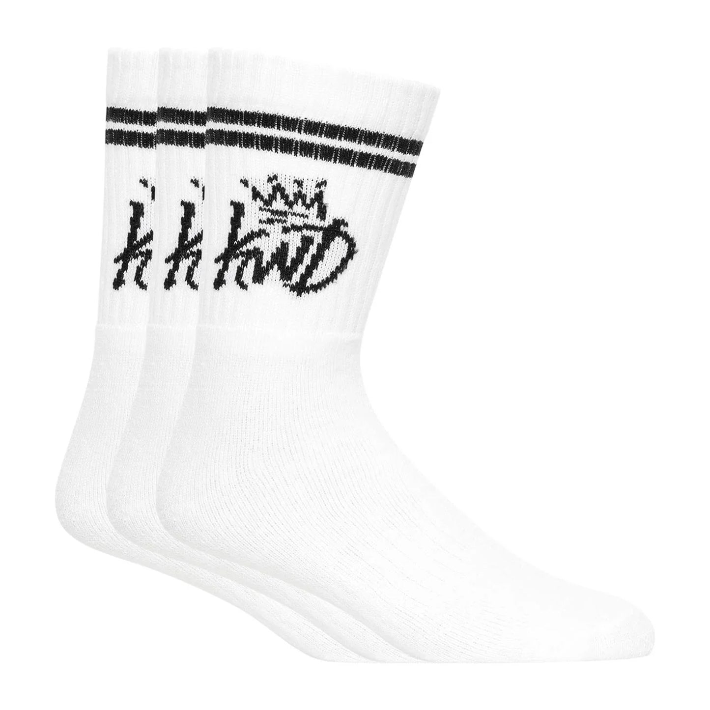 White - Front - Kings Will Dream Mens Hopper Socks (Pack of 3)