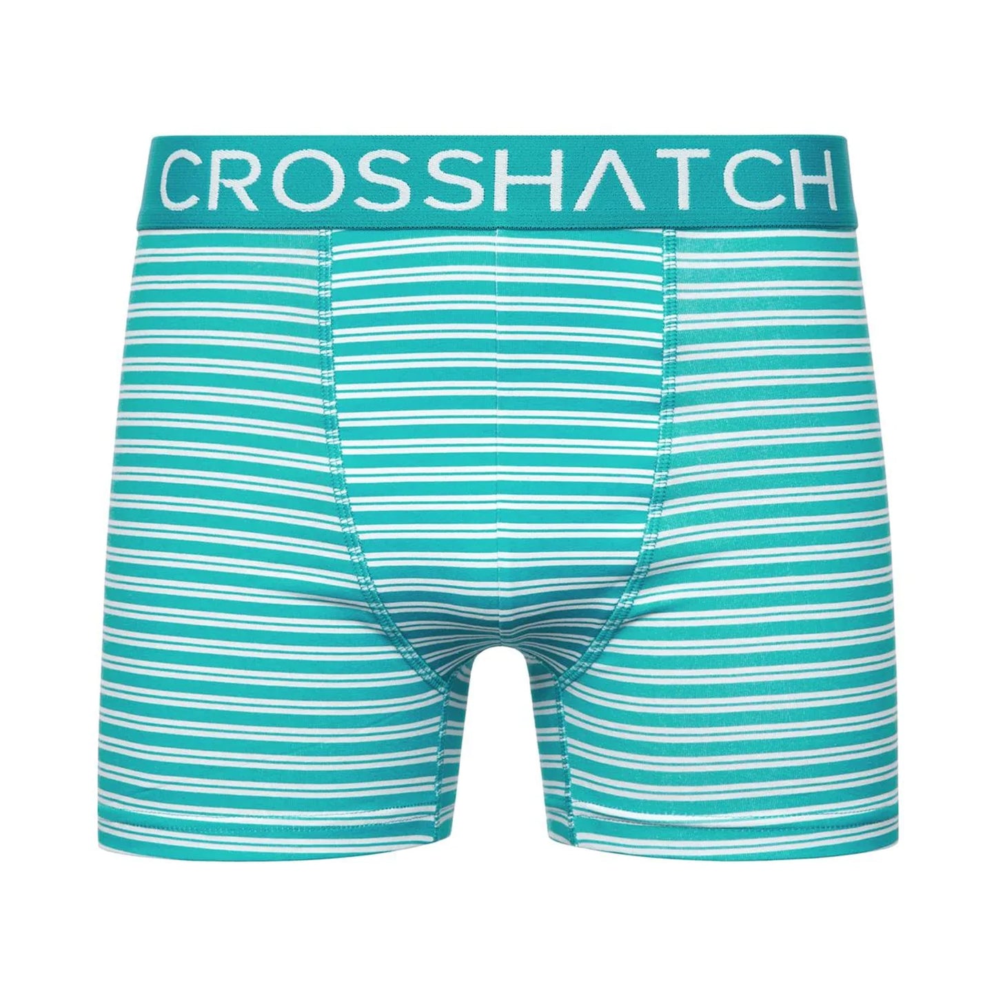 Tropical Green - Lifestyle - Crosshatch Mens Hovland Boxer Shorts (Pack of 3)