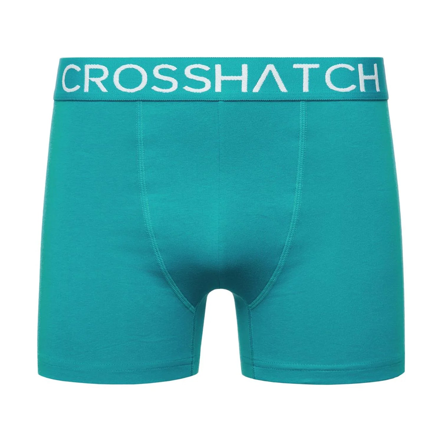 Tropical Green - Pack Shot - Crosshatch Mens Hovland Boxer Shorts (Pack of 3)