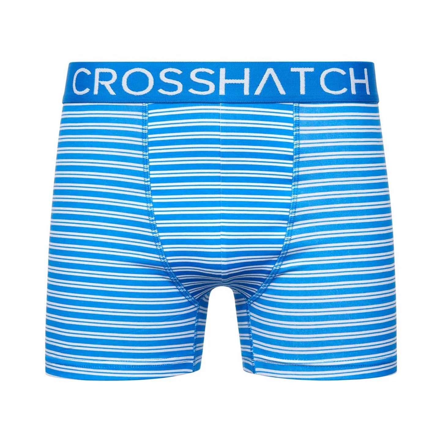 Directoire Blue - Side - Crosshatch Mens Hovland Boxer Shorts (Pack of 3)