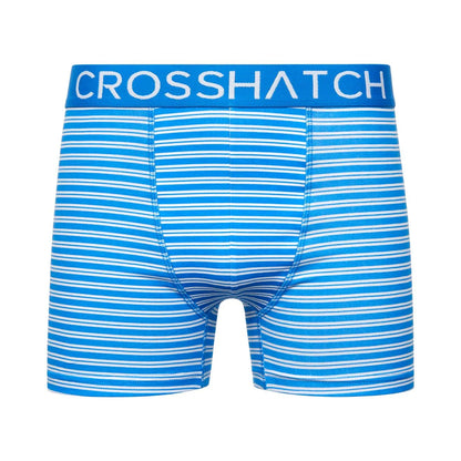 Directoire Blue - Side - Crosshatch Mens Hovland Boxer Shorts (Pack of 3)