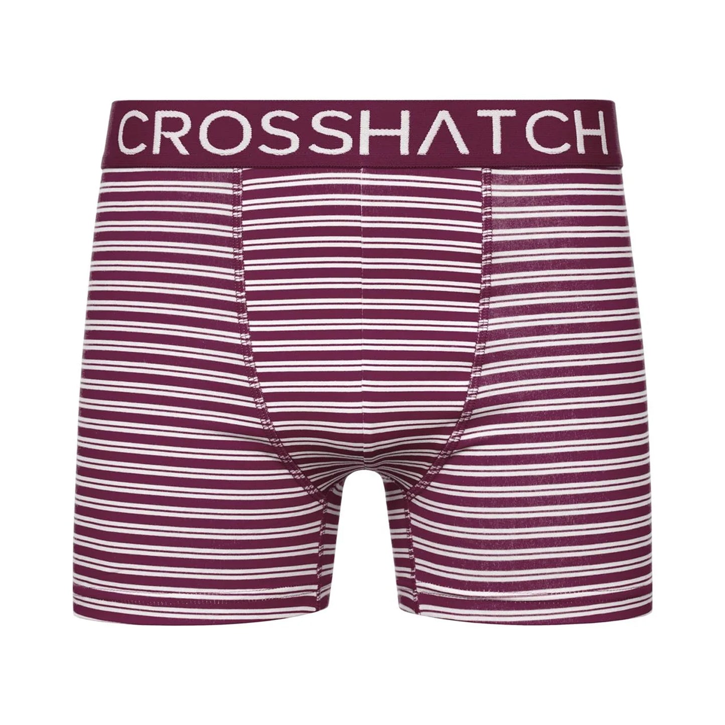 Prune - Lifestyle - Crosshatch Mens Hovland Boxer Shorts (Pack of 3)