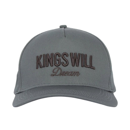Mid Grey - Front - Kings Will Dream Mens Studio Garment District Baseball Cap