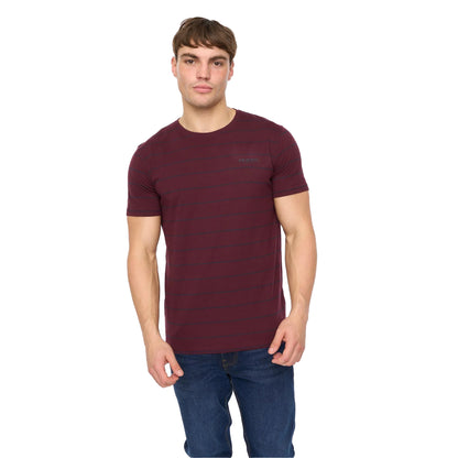 Rum Raisin - Side - Crosshatch Mens Hemtowns T-Shirt