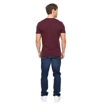 Rum Raisin - Back - Crosshatch Mens Hemtowns T-Shirt