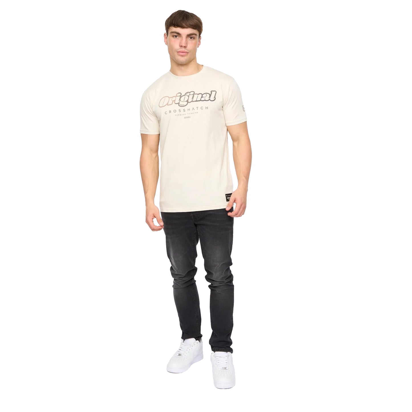 Off White - Lifestyle - Crosshatch Mens Hybridge T-Shirt