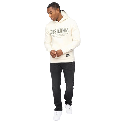 Off White - Lifestyle - Crosshatch Mens Campbox Hoodie