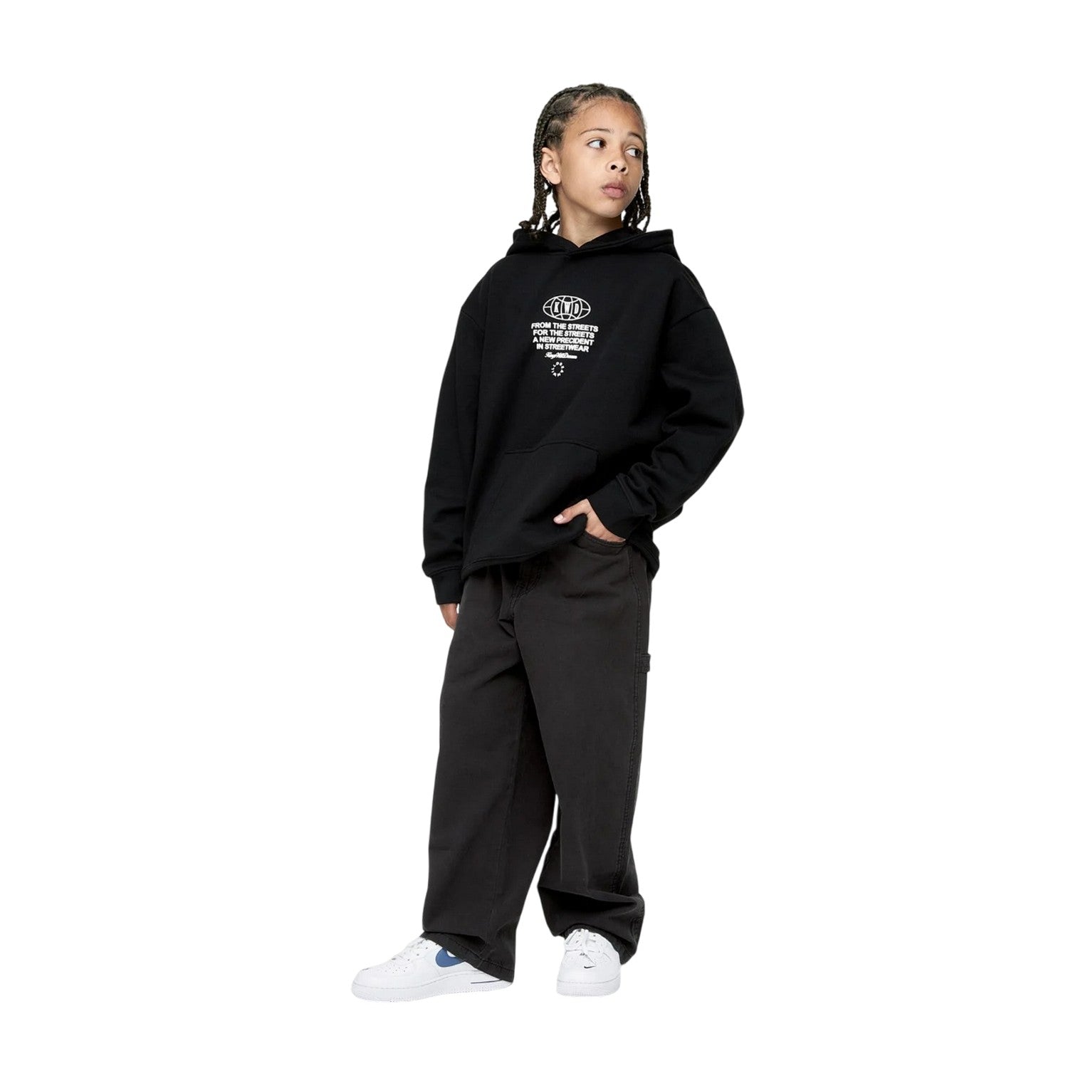 Black - Pack Shot - Kings Will Dream Boys Studio Angel City Hoodie