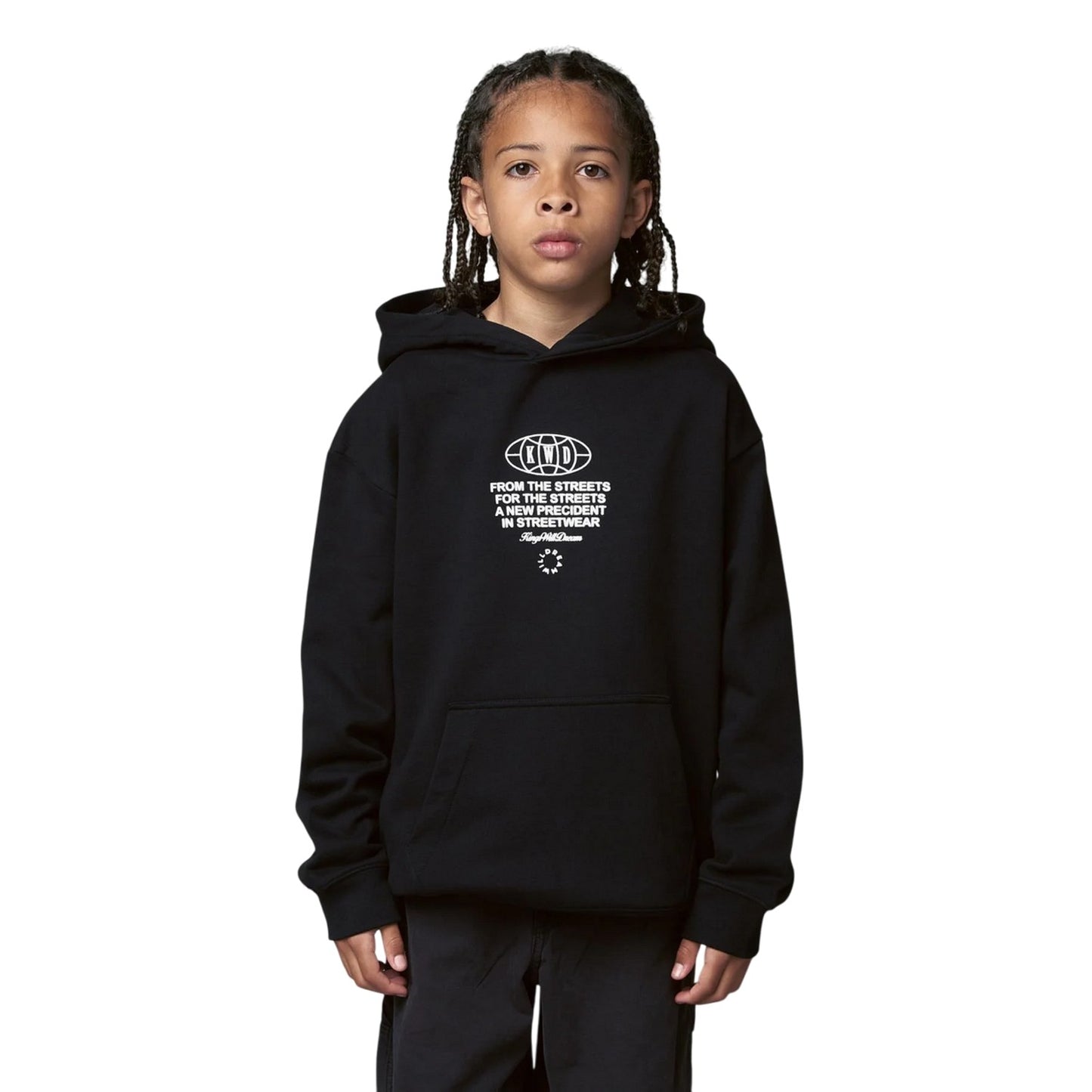 Black - Front - Kings Will Dream Boys Studio Angel City Hoodie