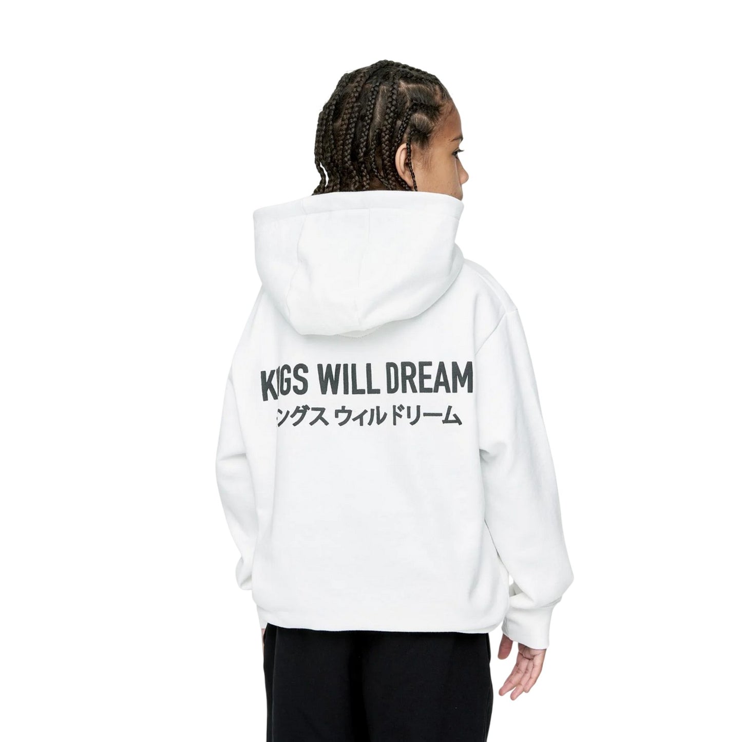White - Back - Kings Will Dream Boys Studio Duo Line Hoodie