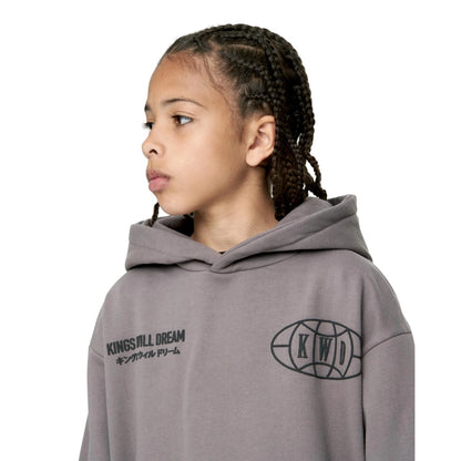 Grey - Side - Kings Will Dream Boys Studio Duo Line Hoodie