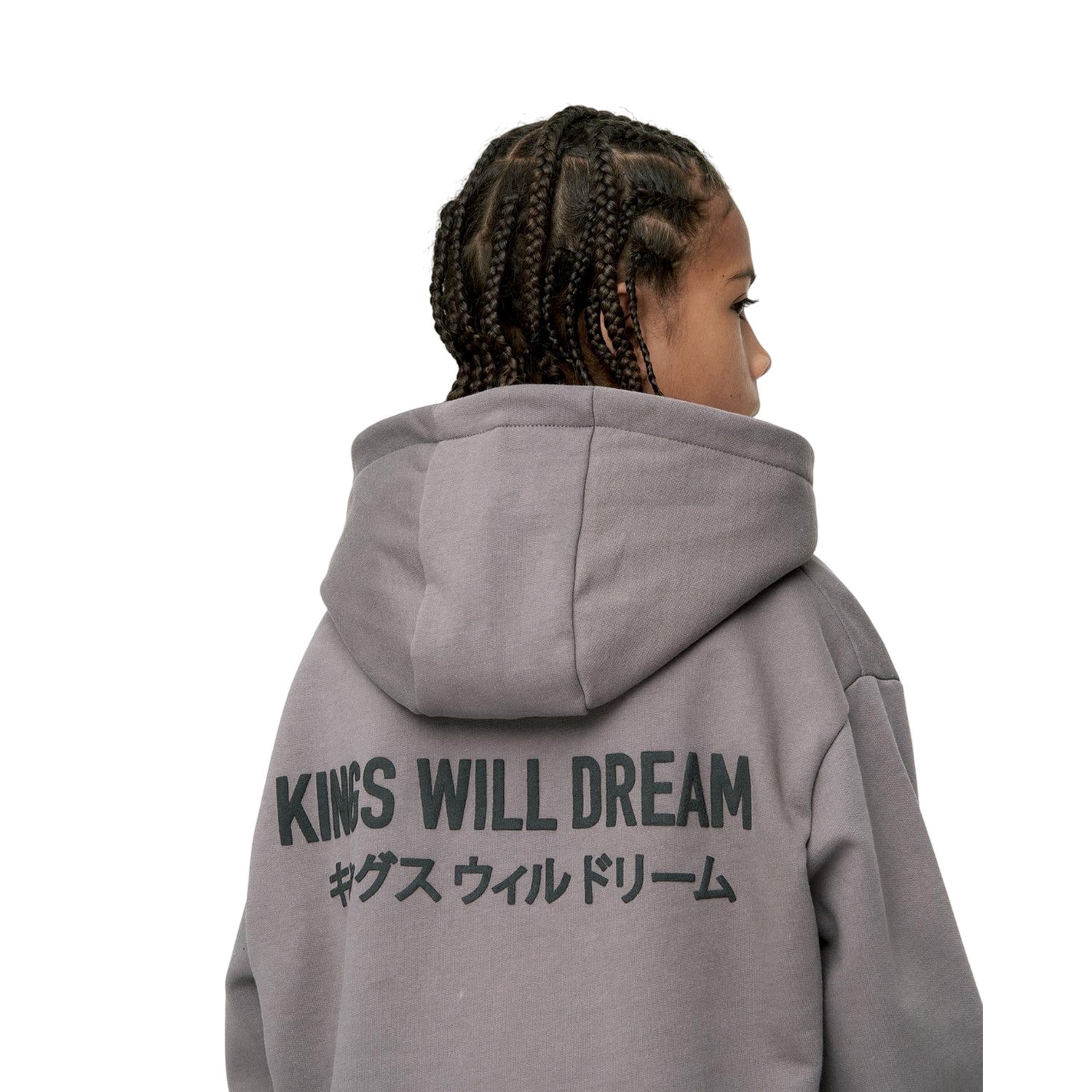 Grey - Lifestyle - Kings Will Dream Boys Studio Duo Line Hoodie