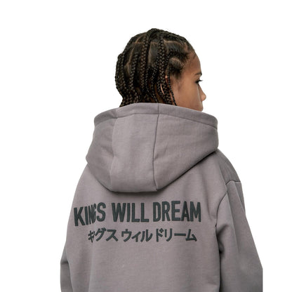 Grey - Lifestyle - Kings Will Dream Boys Studio Duo Line Hoodie