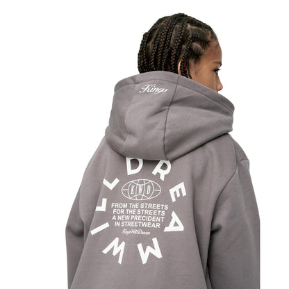 Grey - Lifestyle - Kings Will Dream Boys Studio Globalise Hoodie