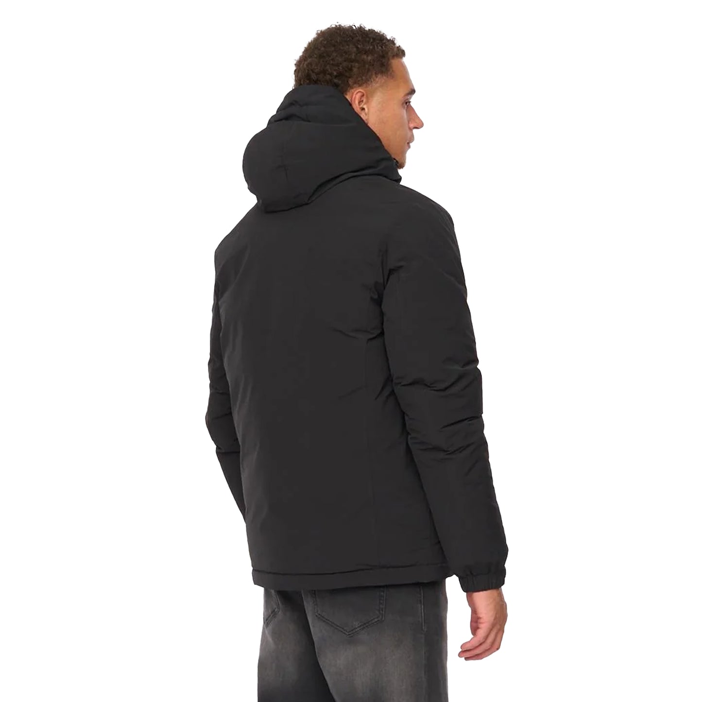 Black - Back - Duck and Cover Mens Jelforth Jacket