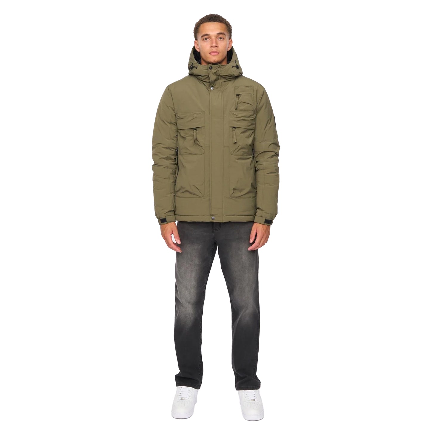 Khaki Green - Lifestyle - Duck and Cover Mens Jelforth Jacket