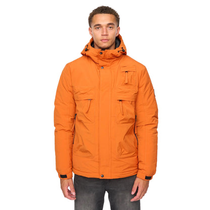 Orange - Front - Duck and Cover Mens Jelforth Jacket