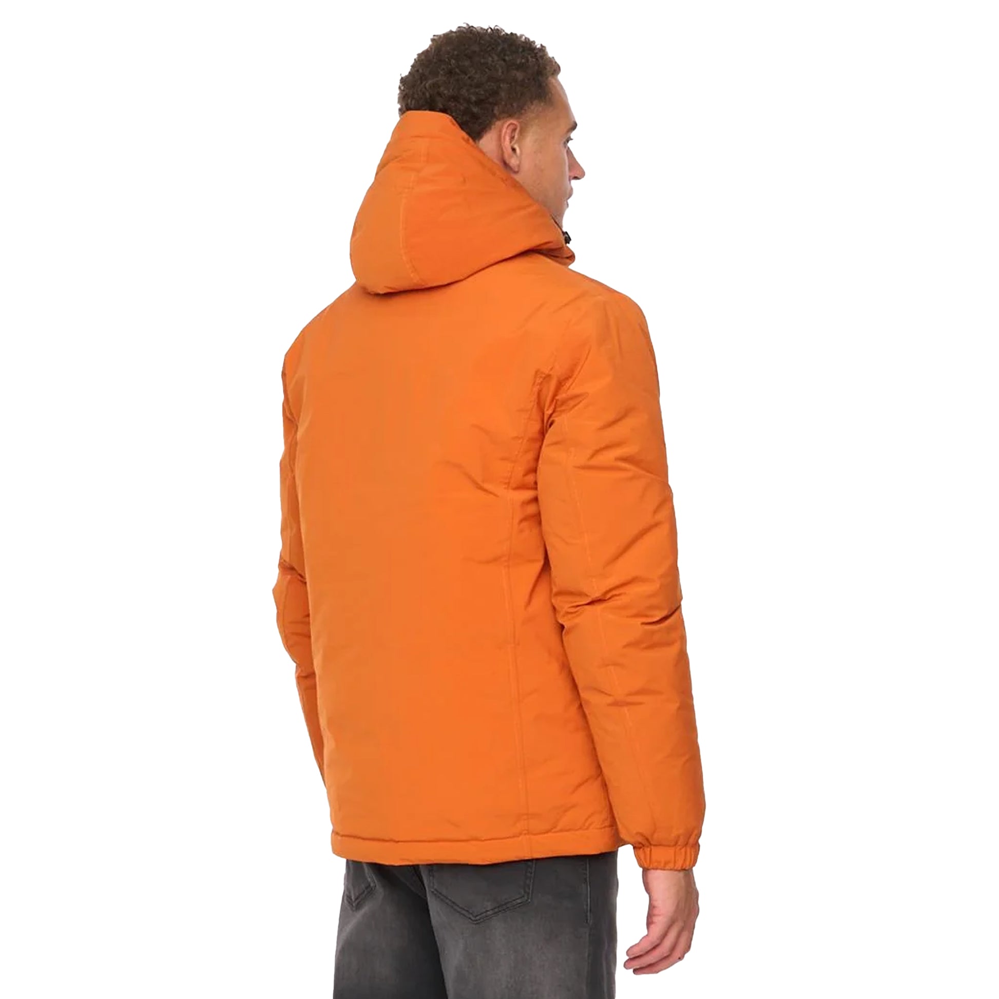 Orange - Back - Duck and Cover Mens Jelforth Jacket