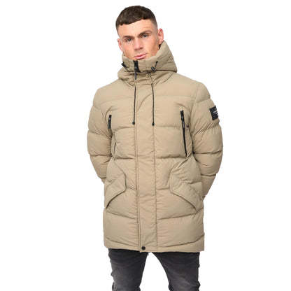 Taupe - Front - Crosshatch Mens Kaptoore Jacket