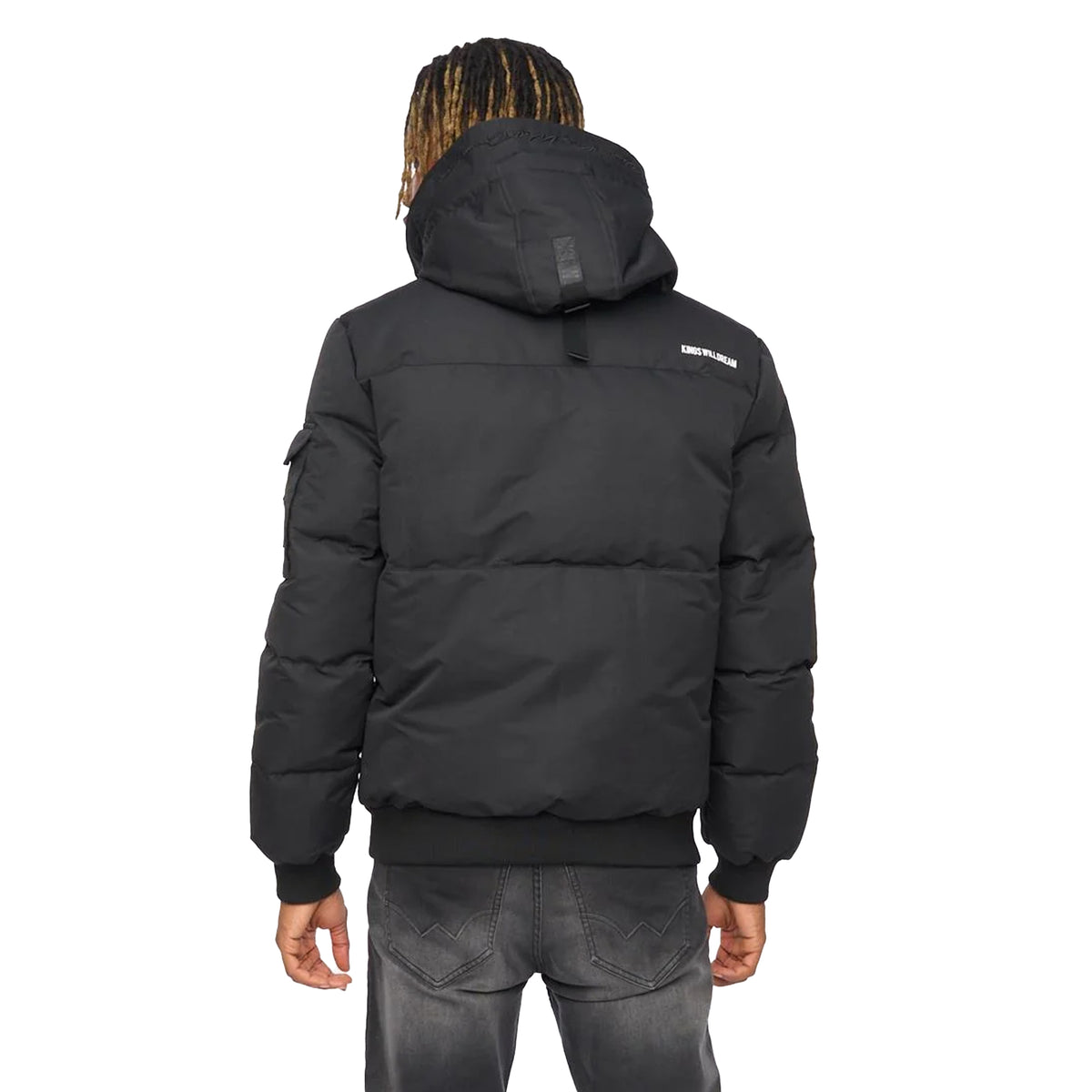 Black - Back - Kings Will Dream Mens Wakaday Bomber Jacket