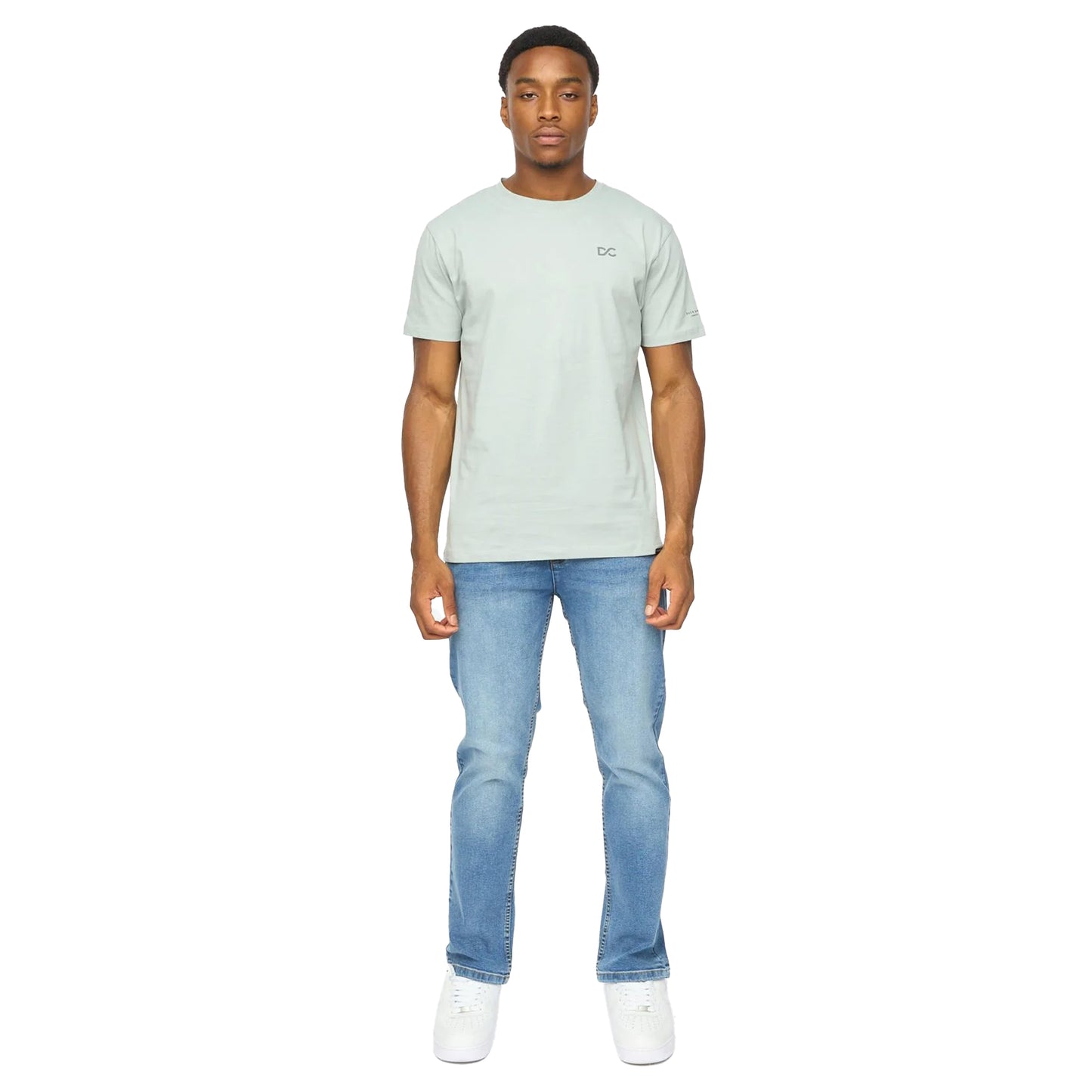 Steel Blue - Lifestyle - Duck and Cover Mens Trimlines Heavyweight T-Shirt
