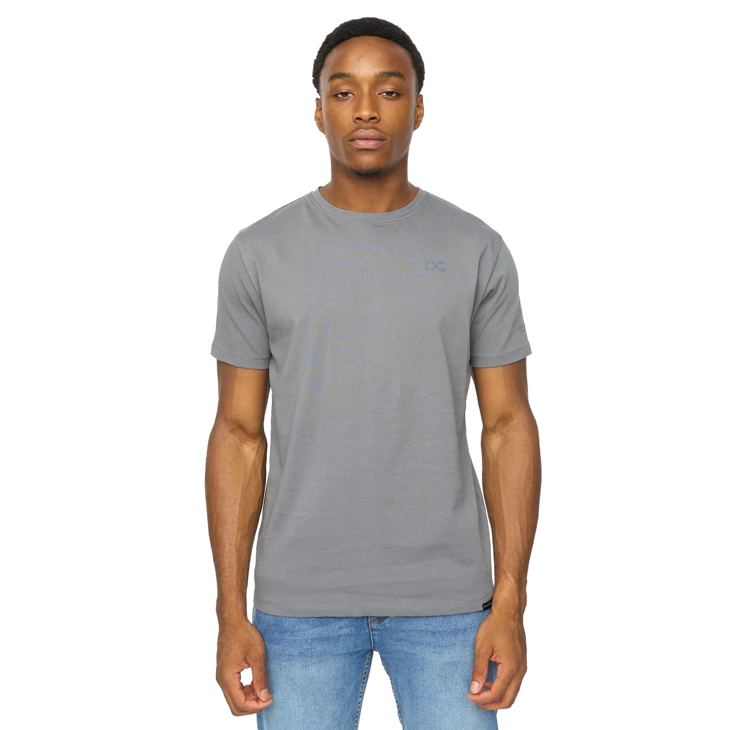 Petrol - Front - Duck and Cover Mens Trimlines Heavyweight T-Shirt