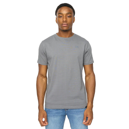 Petrol - Front - Duck and Cover Mens Trimlines Heavyweight T-Shirt