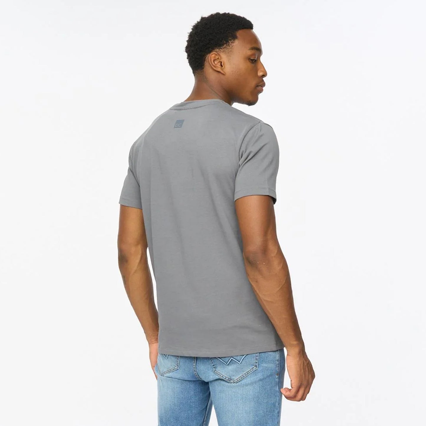 Petrol - Back - Duck and Cover Mens Trimlines Heavyweight T-Shirt
