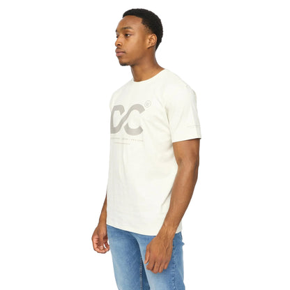 Off White - Side - Duck and Cover Mens Polymoore Heavyweight T-Shirt